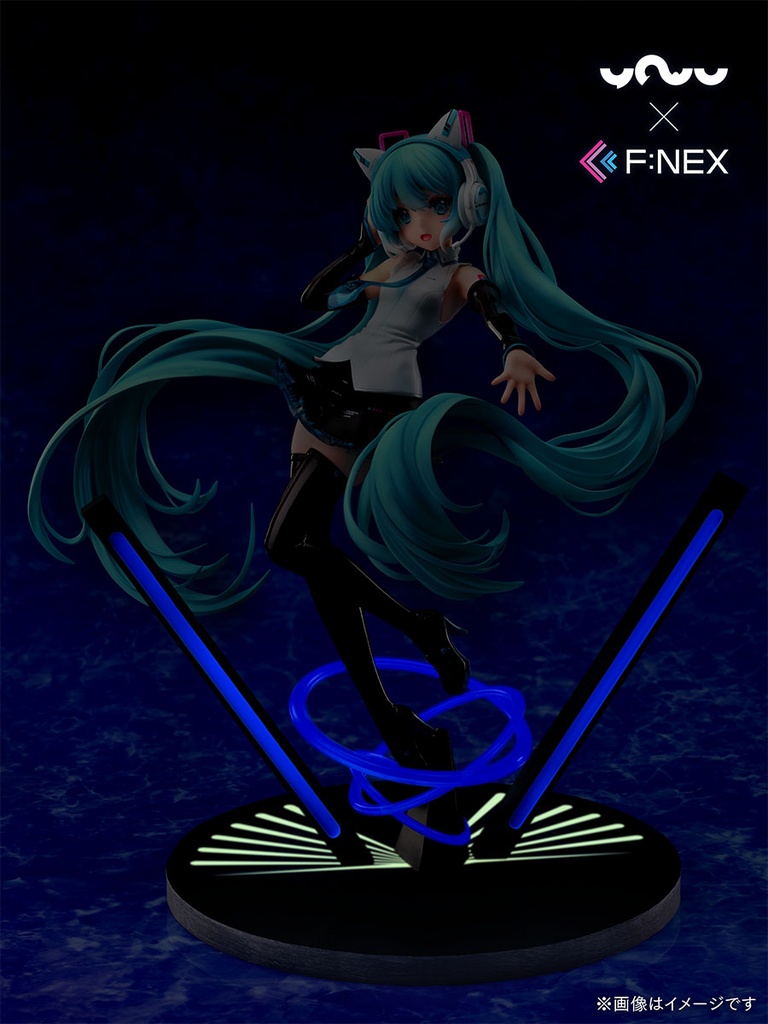 YOWUxF:NEX] HATSUNE MIKU CAT EAR HEADPHONE Ver. 1/7 Scale Figure 